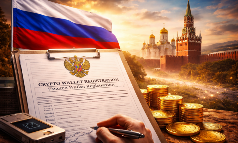Rússia exige que 20 milhões de usuários registrem carteiras de Bitcoin