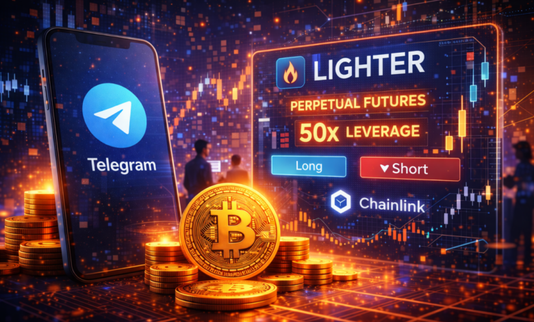 Telegram Wallet integra futuros perpétuos para mais de 150 milhões de usuários