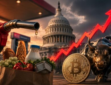 Inflação americana sobe para 3,8%, acima do esperado, e pressiona o Bitcoin