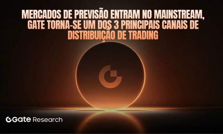 Gate Research: Mercados de Previsão Entram no Mainstream, Gate Torna-se um dos 3 Principais Canais de Distribuição de Trading