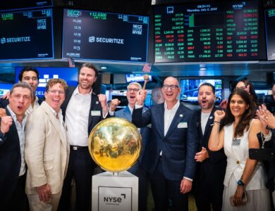 Securitize estreia na NYSE com alta de 10%