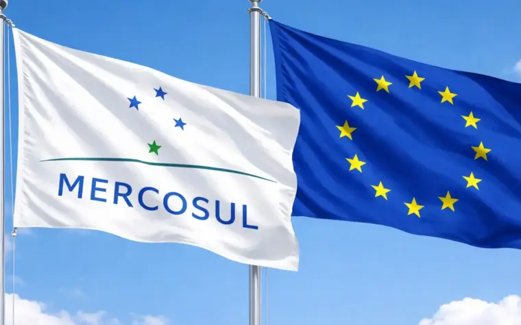 Exportações do Brasil aumentam 21% com acordo Mercosul-UE